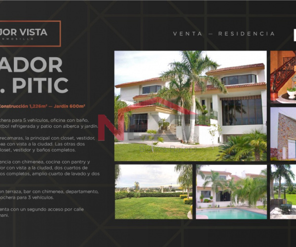 SE VENDE CASA EN COL. PITIC