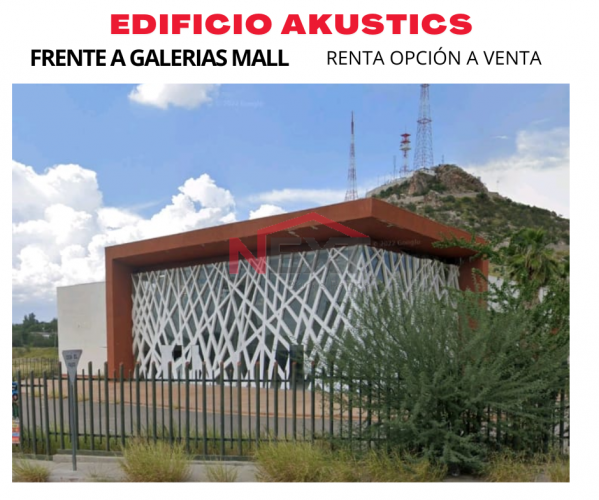 SE RENTA EDIFICIO ACUSTIKS EN PROYECTO RIO SONORA