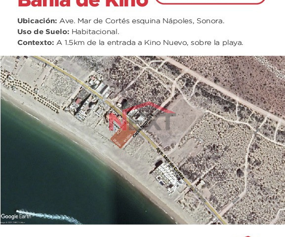 VENTA DE TERRENO EN BAHIA DE KINO